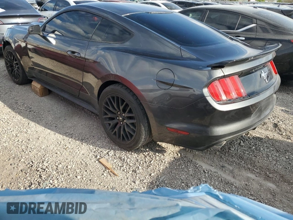 2017 Ford Mustang V6 with VIN 1FA6P8AM8H5266571, listed as a Copart auction lot 50391225 with 98,344 mi miles and Salvage Title. Bid and sale history available at carsss.com. Image 2.