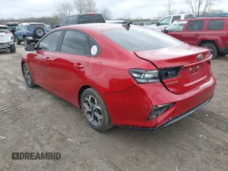 2020 Kia Forte LXS with VIN 3KPF24AD3LE166800, listed as a IAAI auction lot 42042712 with 84,579 mi miles and . Bid and sale history available at carsss.com. Image 3.