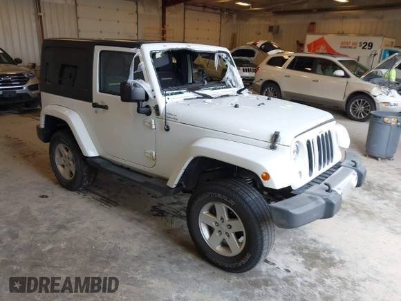 2015 Jeep Wrangler Sahara with VIN 1C4AJWBG7FL648621, listed as a IAAI auction lot 42439781 with 107,148 mi miles and . Bid and sale history available at DreamBid. Image 1.