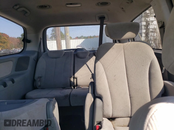 2007 Kia Sedona LX with VIN KNDMB233176190864, listed as a Copart auction lot 77267064 with 205,149 mi miles and Salvage Title. Bid and sale history available at carsss.com. Image 10.