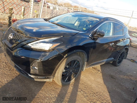 2023 Nissan Murano SV with VIN 5N1AZ2BS6PC142622, listed as a IAAI auction lot 40769002 with 24,053 mi miles. Bid and sale history available at carsss.com. Image 17.