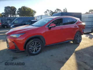 2023 Lexus NX with VIN JTJAKCEZ6P2013970, listed as a Copart auction lot 79829424 with 23,595 mi miles and Salvage Title. Bid and sale history available at carsss.com. Image 1.