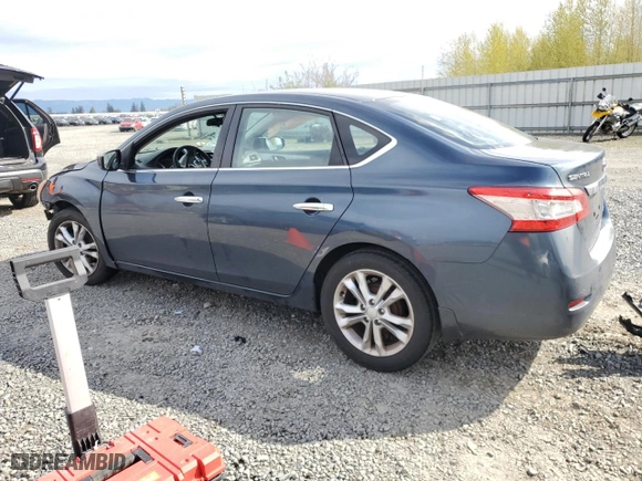 2014 Nissan Sentra SV with VIN 3N1AB7AP8EL666054, listed as a Copart auction lot 52536685 with 107,794 mi miles and Salvage Title. Bid and sale history available at carsss.com. Image 2.