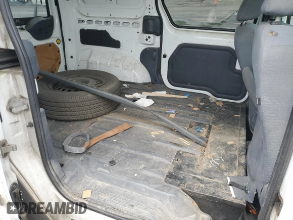 2010 Ford Transit Connect XLT with VIN NM0LS6BN1AT018703, listed as a Copart auction lot 56548575 with 184,017 mi miles and Salvage title. Bid and sale history available at DreamBid. Image 11.