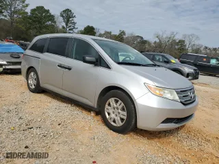 2013 Honda Odyssey LX with VIN 5FNRL5H26DB085452, listed as a Copart auction lot 47459205 with 81,341 mi miles and Salvage Title. Bid and sale history available at carsss.com. Image 4.