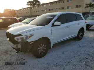 2013 Infiniti JX35 with VIN 5N1AL0MM6DC344781, listed as a Copart auction lot 48398655 with 120,328 mi miles and Clean Title. Bid and sale history available at carsss.com. Image 1.
