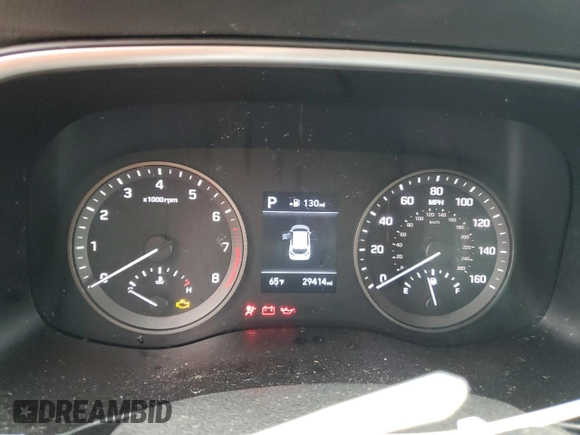 2019 Hyundai Tucson SE with VIN KM8J23A44KU979353, listed as a Copart auction lot 54005325 with 29,414 mi miles and Salvage Title. Bid and sale history available at carsss.com. Image 9.
