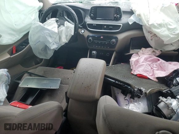 2021 Hyundai Tucson Value with VIN KM8J33A40MU286876, listed as a Copart auction lot 44753335 with Not Provided miles and Salvage Title. Bid and sale history available at DreamBid. Image 8.