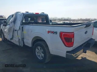 2023 Ford F-150 XL with VIN 1FTFW1E5XPKE18681, listed as a IAAI auction lot 41756786 with 40,101 mi miles. Bid and sale history available at carsss.com. Image 3.