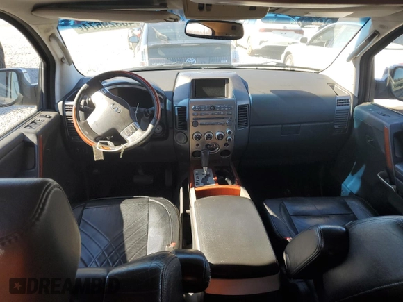 2007 Infiniti QX56 with VIN 5N3AA08A17N802796, listed as a Copart auction lot 40329674 with 27,793 mi miles and Salvage Title. Bid and sale history available at carsss.com. Image 8.