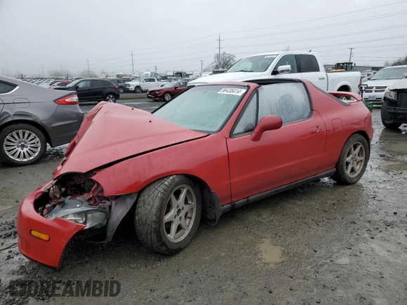 1993 Honda del Sol Si z VIN JHMEH6162PS006951, wystawiony jako Copart lot #86438414 z przebiegiem 160 342 mil mil oraz Szkody całkowita. Historia ofert i sprzedaży dostępna na DreamBid. Obrazek 1.