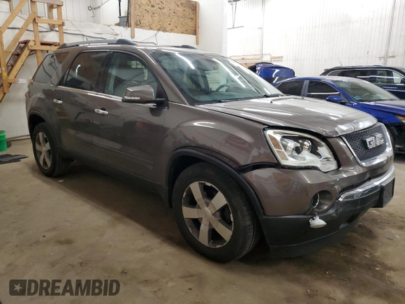 2011 GMC Acadia SLT1 with VIN 1GKKRRED4BJ219415, listed as a Copart auction lot 51825935 with 133,885 mi miles and Salvage Title. Bid and sale history available at carsss.com. Image 4.