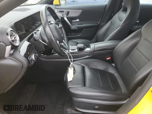 2020 Mercedes-Benz CLA 250 with VIN WDD5J4HB4LN078729, listed as a Copart auction lot 59929165 with 55,785 mi miles and Salvage title. Bid and sale history available at DreamBid. Image 7.