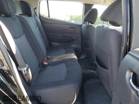 2019 Nissan LEAF SV with VIN 1N4AZ1CP8KC313703, listed as a Copart auction lot 56113735 with 56,854 mi miles and Salvage title. Bid and sale history available at DreamBid. Image 10.