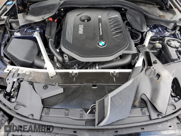 2019 BMW 5 Series 540i xDrive with VIN WBAJE7C57KWW14577, listed as a Copart auction lot 45013375 with 61,383 mi miles and Salvage Title. Bid and sale history available at carsss.com. Image 11.
