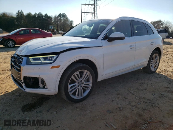2018 Audi Q5 Prestige with VIN WA1CNAFYXJ2205150, listed as a Copart auction lot 46422805 with 94,470 mi miles and Salvage Title. Bid and sale history available at carsss.com. Image 1.