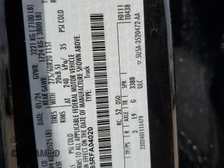2024 Ford F-150 XLT with VIN 1FTFW3L85RFA04020, listed as a Copart auction lot 55082065 with 8,641 mi miles and Salvage Title. Bid and sale history available at carsss.com. Image 12.
