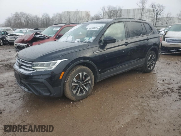 2023 Volkswagen Tiguan S with VIN 3VVFB7AX3PM102667, listed as a Copart auction lot 85290424 with 15,436 mi miles and Salvage title. Bid and sale history available at DreamBid. Image 1.