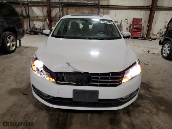 2013 Volkswagen Passat TDI SEL Premium with VIN 1VWCN7A36DC138952, listed as a Copart auction lot 46995245 with 69,007 mi miles and Salvage Title. Bid and sale history available at carsss.com. Image 5.