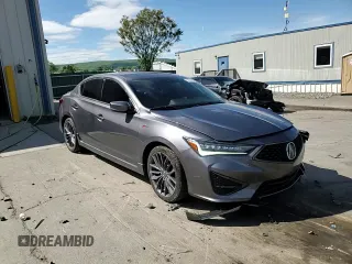 2019 Acura ILX Premium with VIN 19UDE2F88KA006980, listed as a Copart auction lot 57601465 with 60,271 mi miles and Salvage title. Bid and sale history available at DreamBid. Image 13.