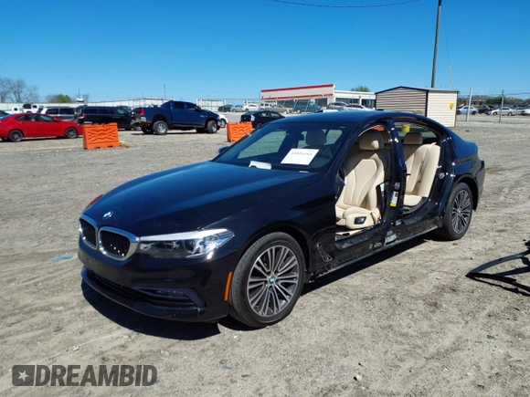 2018 BMW 5 Series 530i with VIN WBAJA5C53JWA39248, listed as a IAAI auction lot 41816164 with 80,747 mi miles and . Bid and sale history available at DreamBid. Image 19.