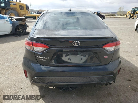 2020 Toyota Corolla SE with VIN 5YFS4RCE6LP043227, listed as a Copart auction lot 48500835 with 39,330 mi miles and Salvage Title. Bid and sale history available at carsss.com. Image 6.