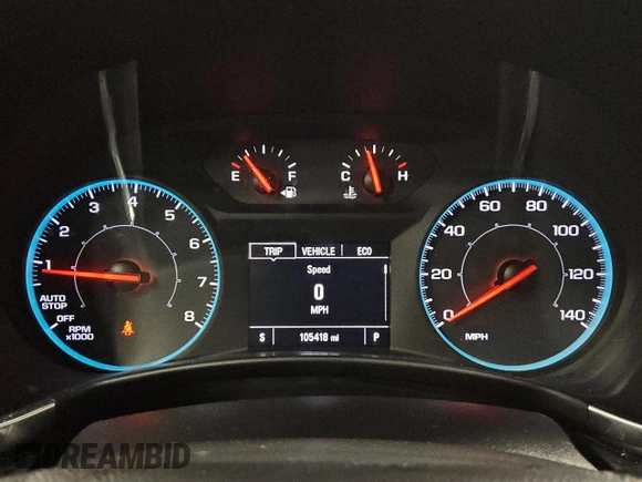 2020 Chevrolet Equinox LS z VIN 2GNAXFEV8L6197414, wystawiony jako Copart lot #55846185 z przebiegiem 105 418 mil mil oraz Czysty tytuł • Clean title. Historia ofert i sprzedaży dostępna na DreamBid. Obrazek 9.