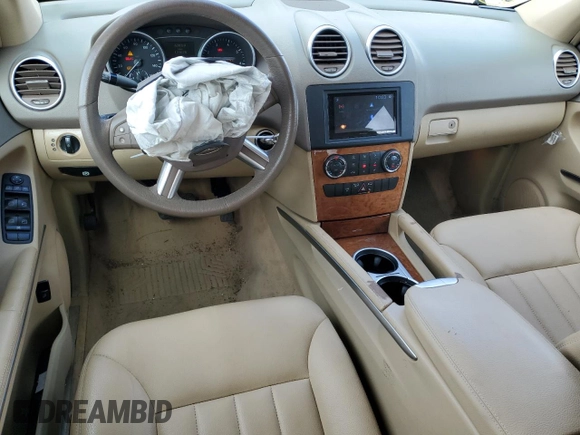 2007 Mercedes-Benz M 350 with VIN 4JGBB86E27A210197, listed as a Copart auction lot 49185425 with 131,678 mi miles and Salvage Title. Bid and sale history available at DreamBid. Image 8.