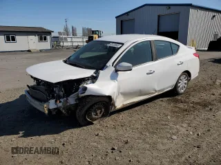 2019 Nissan Versa SV z VIN 3N1CN7AP4KL866845, wystawiony jako Copart lot #53125045 z przebiegiem 67 566 mil mil oraz Szkoda całkowita • Salvage title. Historia ofert i sprzedaży dostępna na DreamBid. Obrazek 1.