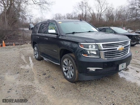 2016 Chevrolet Tahoe LTZ with VIN 1GNSKCKC2GR104305, listed as a IAAI auction lot 41697868 with 124,670 mi miles. Bid and sale history available at carsss.com. Image 1.