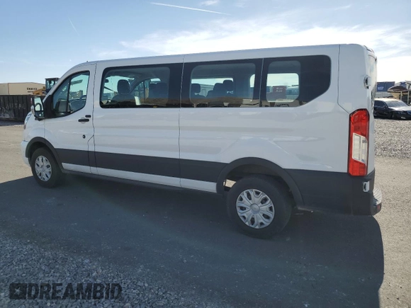 2023 Ford Transit Passenger XL with VIN 1FBAX2Y89PKA49027, listed as a Copart auction lot 58159815 with 48,648 mi miles and Clean title. Bid and sale history available at DreamBid. Image 2.
