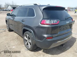 2020 Jeep Cherokee Limited with VIN 1C4PJLDB1LD521606, listed as a IAAI auction lot 41957045 with 51,223 mi miles. Bid and sale history available at carsss.com. Image 3.