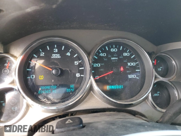 2010 Chevrolet Silverado 1500 LT with VIN 3GCRCSEA4AG191401, listed as a Copart auction lot 89079065 with 234,365 mi miles and Salvage Title. Bid and sale history available at DreamBid. Image 9.