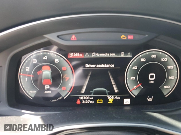 2023 Audi Q7 Prestige with VIN WA1VXBF7XPD011277, listed as a Copart auction lot 55964855 with 18,701 mi miles and Salvage title. Bid and sale history available at DreamBid. Image 9.