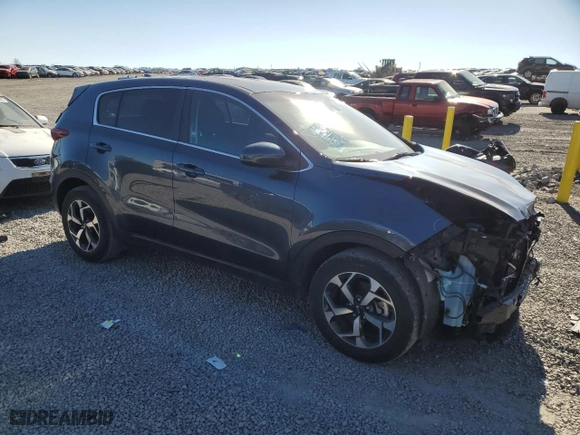 2021 Kia Sportage LX with VIN KNDPM3AC0M7842637, listed as a Copart auction lot 41818415 with 44,937 mi miles and Salvage Title. Bid and sale history available at carsss.com. Image 4.