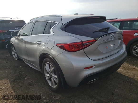 2019 Infiniti QX30 Essential with VIN SJKCH5CP0KA009478, listed as a Copart auction lot 44042324 with Not provided miles and Salvage title. Bid and sale history available at DreamBid. Image 2.