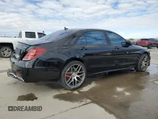 2018 Mercedes-Benz S 63 AMG with VIN WDDUG8JB6JA356529, listed as a Copart auction lot 42340515 with 40,131 mi miles and Salvage Title. Bid and sale history available at DreamBid. Image 3.