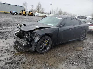 2020 Dodge Charger GT with VIN 2C3CDXHG6LH120109, listed as a Copart auction lot 46143315 with 33,459 mi miles and Salvage Title. Bid and sale history available at carsss.com. Image 1.