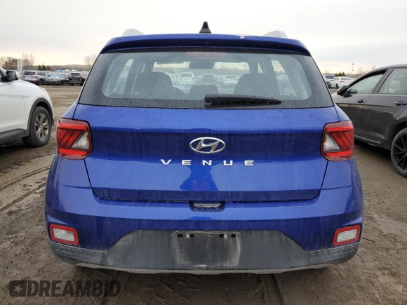 2022 Hyundai Venue Limited with VIN KMHRC8A30NU168917, listed as a Copart auction lot 52430555 with 35,553 mi miles and Clean Title. Bid and sale history available at DreamBid. Image 6.