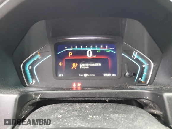 2019 Honda Odyssey EX-L with VIN 5FNRL6H78KB053679, listed as a Copart auction lot 85165274 with 45,371 mi miles and Salvage Title. Bid and sale history available at DreamBid. Image 9.
