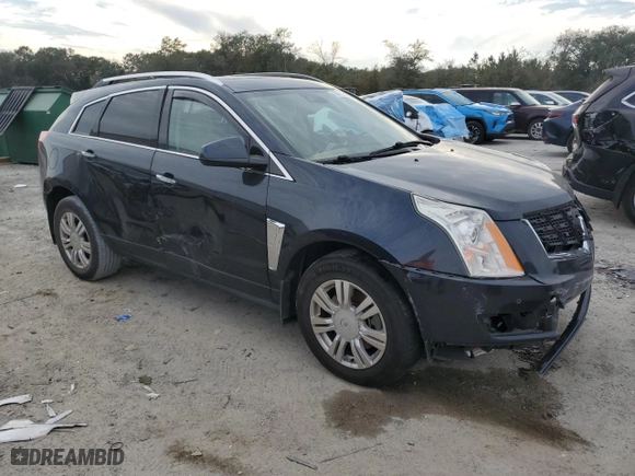 2015 Cadillac SRX Luxury Collection with VIN 3GYFNBE34FS555314, listed as a Copart auction lot 43416915 with 104,005 mi miles and Salvage Title. Bid and sale history available at carsss.com. Image 4.