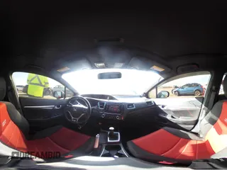 2015 Honda Civic Sedan Si with VIN 2HGFB6E53FH707773, listed as a IAAI auction lot 41427654 with 90,583 mi miles. Bid and sale history available at carsss.com. Image 18.