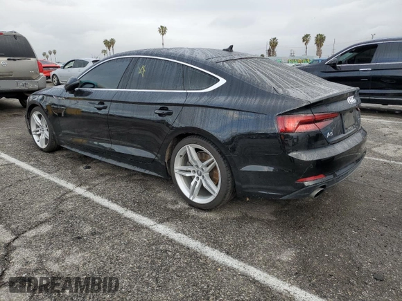 2019 Audi A5 Sportback Premium Plus with VIN WAUENCF54KA028874, listed as a Copart auction lot 48517763 with 53,105 mi miles. Bid and sale history available at carsss.com. Image 2.