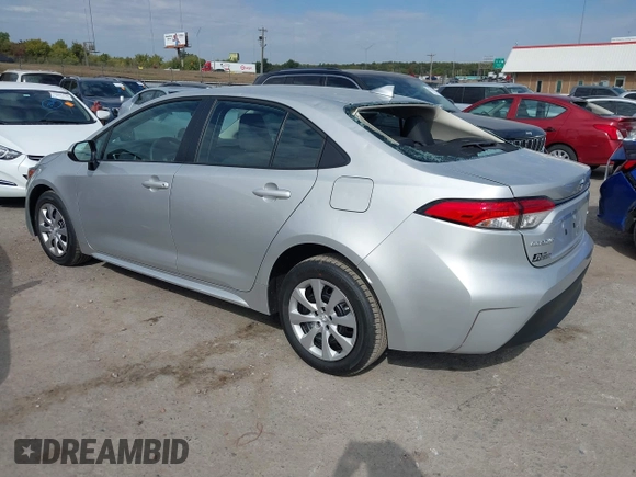 2024 Toyota Corolla LE with VIN 5YFB4MDE2RP217627, listed as a IAAI auction lot 40644473 with 536 mi miles and . Bid and sale history available at DreamBid. Image 3.