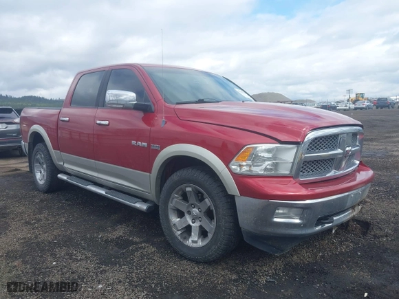 2010 Dodge Ram 1500 Sport with VIN 1D7RV1CT1AS210154, listed as a IAAI auction lot 41949799 with 147,783 mi miles. Bid and sale history available at carsss.com. Image 1.