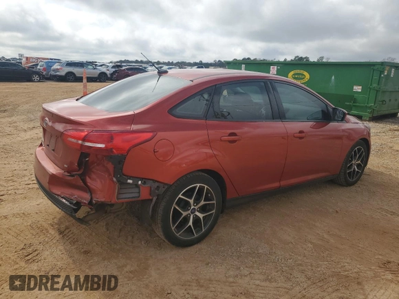 2018 Ford Focus SE with VIN 1FADP3F27JL245584, listed as a Copart auction lot 88927025 with 96,216 mi miles and Salvage Title. Bid and sale history available at carsss.com. Image 3.