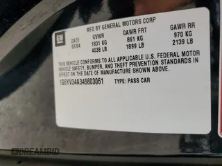 2004 Cadillac XLR z VIN 1G6YV34A345603061, wystawiony jako Copart lot #67412674 z przebiegiem 88 335 mil mil oraz Szkody całkowita. Historia ofert i sprzedaży dostępna na DreamBid. Obrazek 12.