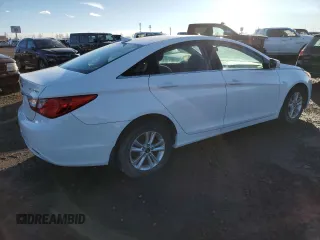 2013 Hyundai Sonata GLS with VIN 5NPEB4AC0DH509711, listed as a Copart auction lot 46480255 with 182,074 mi miles and Clean Title. Bid and sale history available at carsss.com. Image 3.