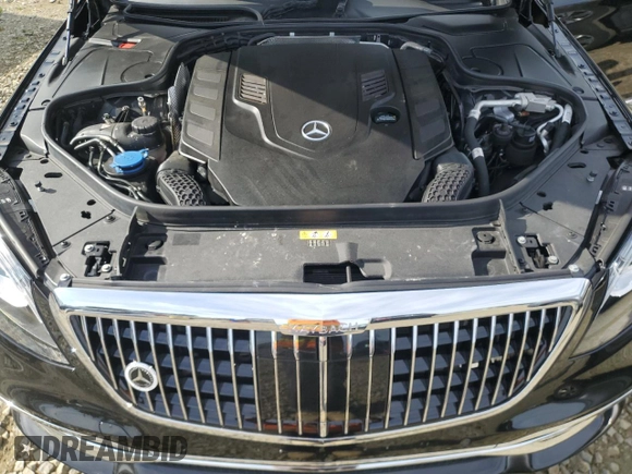2020 Mercedes-Benz S-Class Maybach S 560 with VIN W1KUX8GB0LA558390, listed as a Copart auction lot 54248695 with 21,157 mi miles and Non Repairable. Bid and sale history available at carsss.com. Image 11.