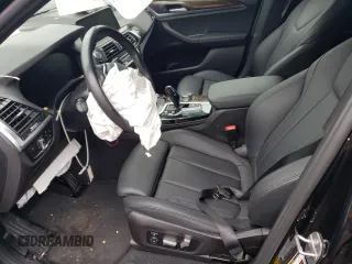 2020 BMW X4 xDrive30i with VIN 5UX2V1C06L9B74345, listed as a Copart auction lot 57495183 with 0 mi miles. Bid and sale history available at carsss.com. Image 7.